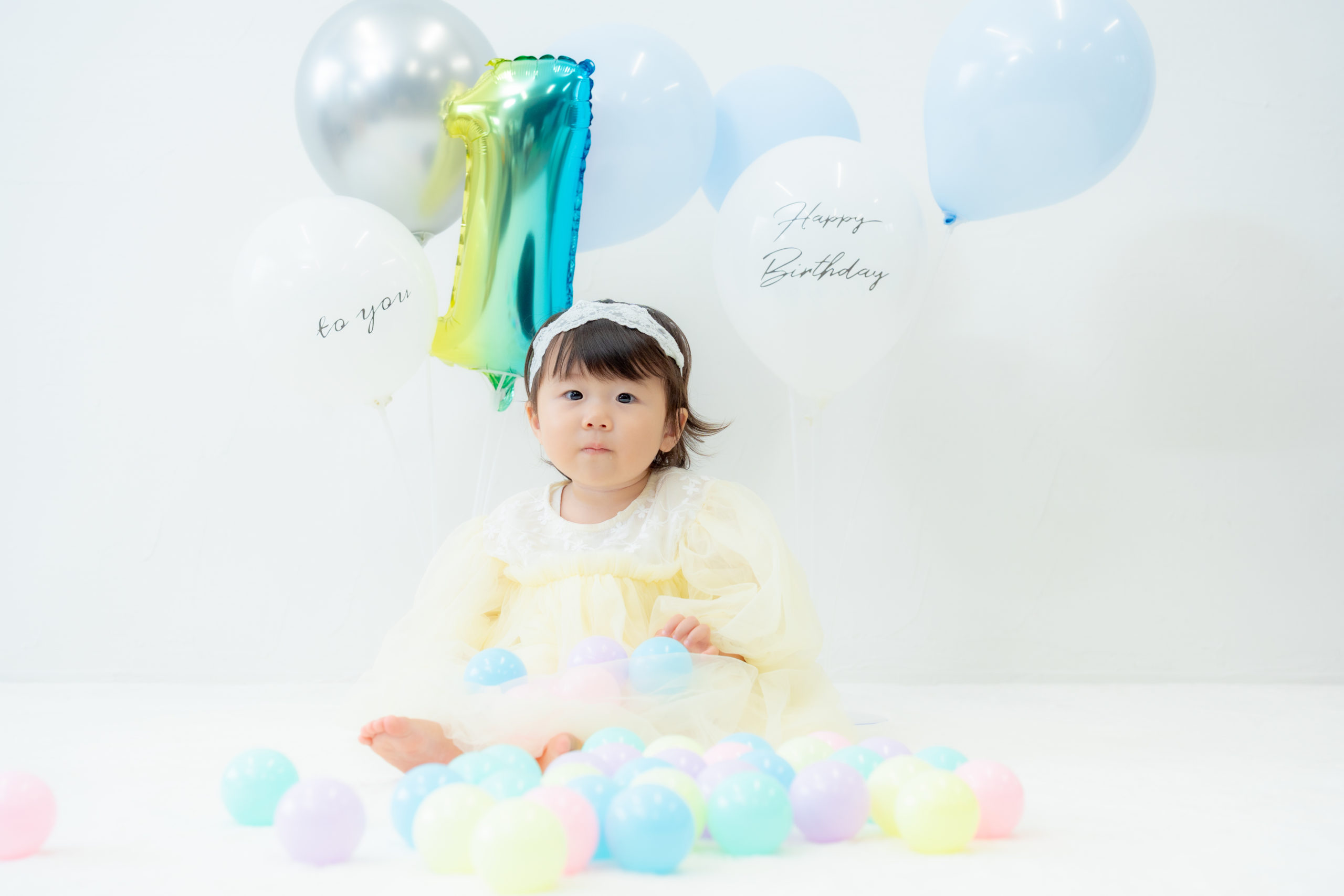 生誕生写真 1116 初めての誕生日ファーストバースデーフォト - photo studio calm